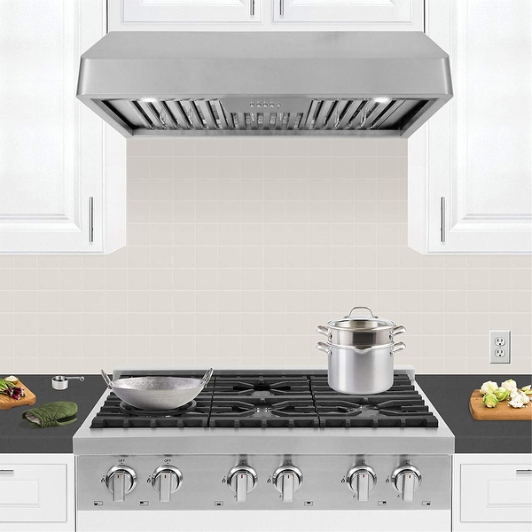 36-in Under-Cabinet Range Hood 900-CFM Ductless Convertible Duct, Kitchen Stove  Vent with LED Light, 3 Speed Exhaust Fan - Bed Bath & Beyond - 31429144
